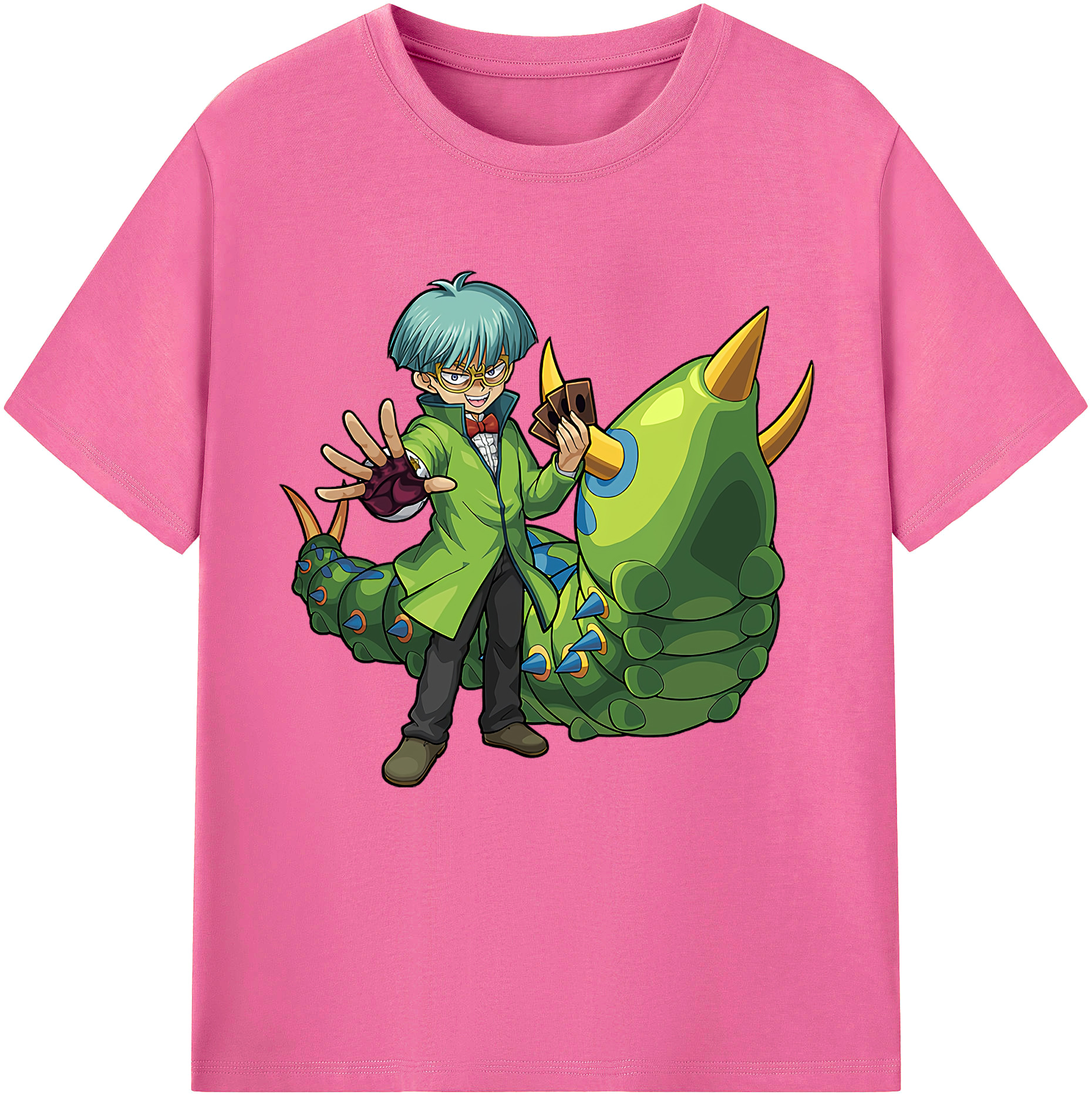 （画像用） 遊☆戯☆王 Yu-Gi-Oh! レディースカジュアルプリントTシャツ（綿100％）